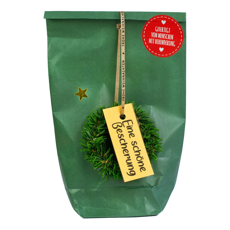 Wundertüte - Eine schöne Bescherung - kleine handgefertigte Überraschung für Weihnachten und Advent