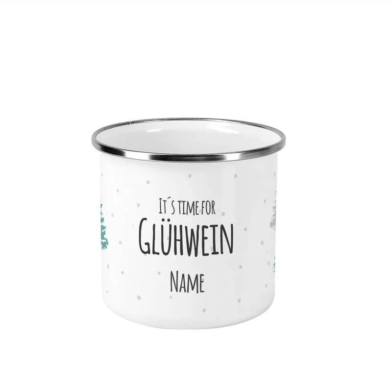 "It´s time for Glühwein" Tasse mit Ihrem Namen
