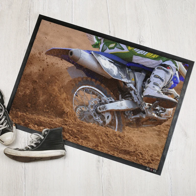 Fußmatte bedruckt mit Foto als Geschenk zum Einzug & Hausbau