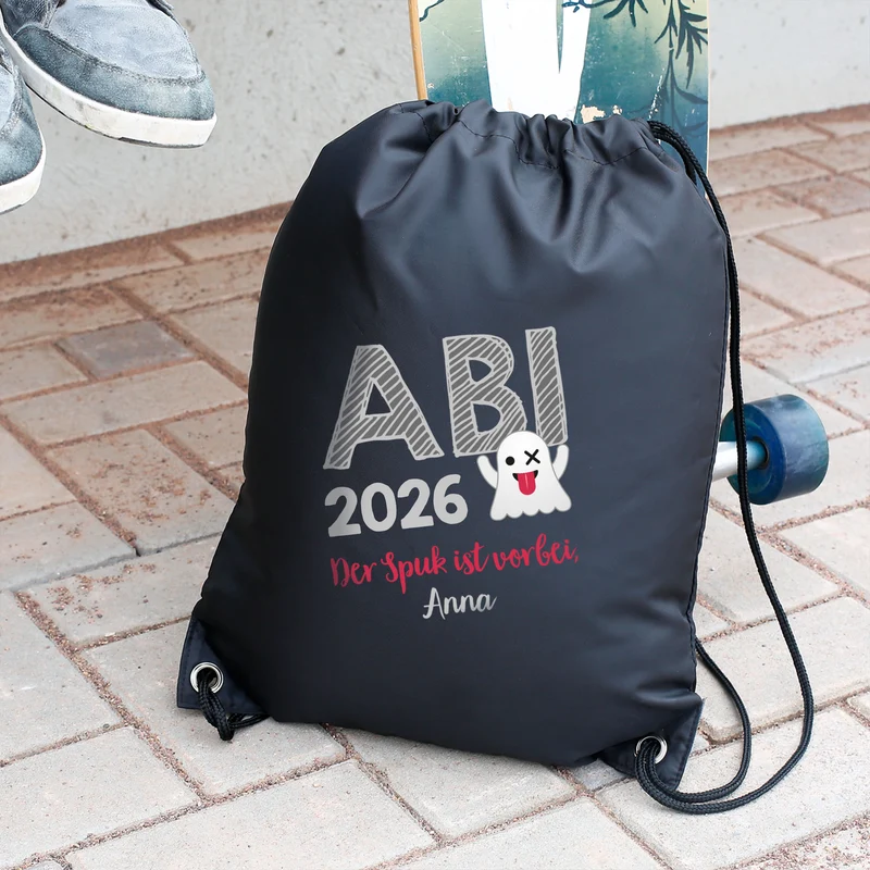 Abi-Bag - der coole Rucksack zum Abitur mit Ihrem Namen personalisiert