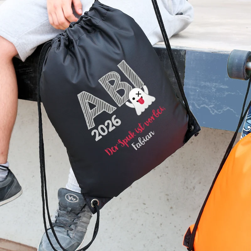 Abi-Bag - der coole Rucksack zum Abitur mit Ihrem Namen personalisiert