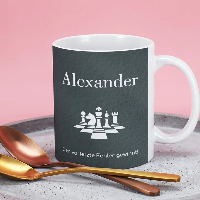 Personalisierbare Tasse mit Name & Text | Hobby-Motive