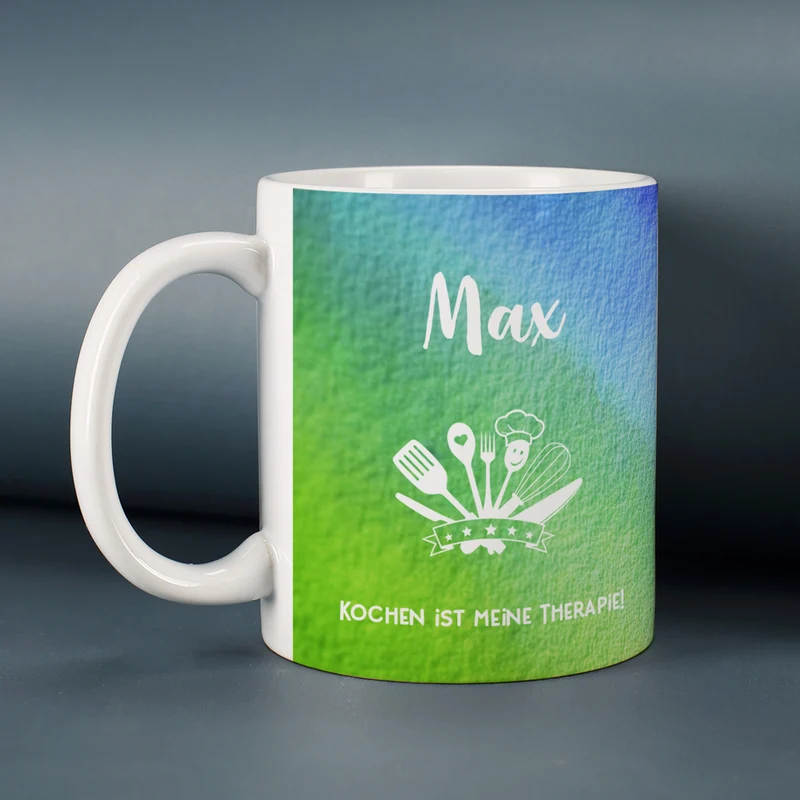 Personalisierbare Tasse mit Name & Text | Hobby-Motive