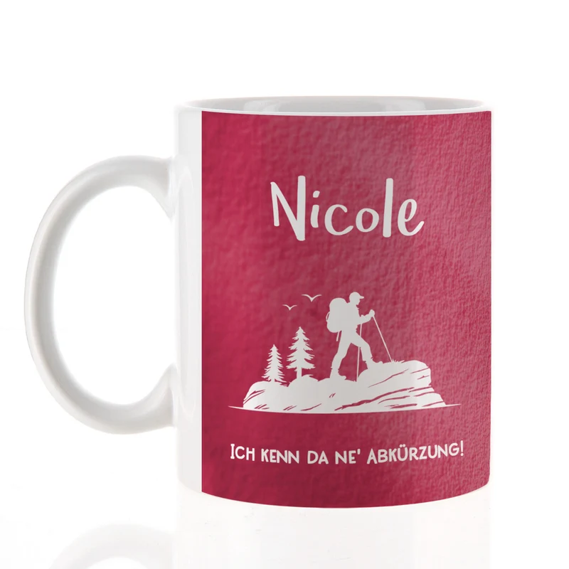 Personalisierbare Tasse mit Name & Text | Hobby-Motive