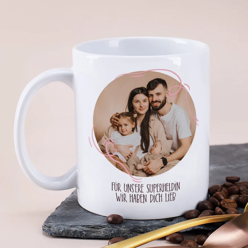 Personalisierte Fototasse für Mama zum Muttertag | Alles Liebe Mama