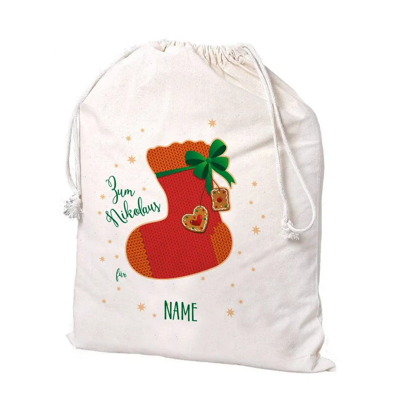 Nikolaus Geschenkesack mit Ihrem Namen