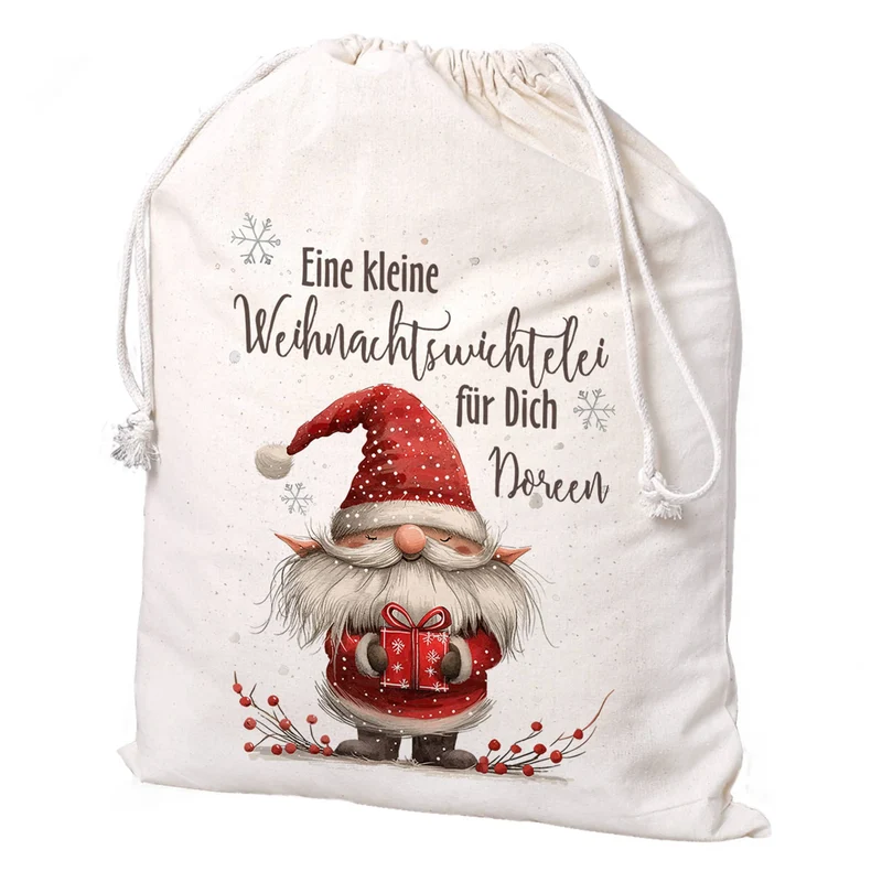 Kleine Weihnachtswichtelei - Geschenksack in 3 verschiedenen Größen