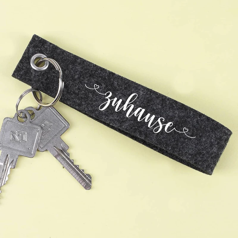 Schlüsselanhänger mit Namensaufdruck