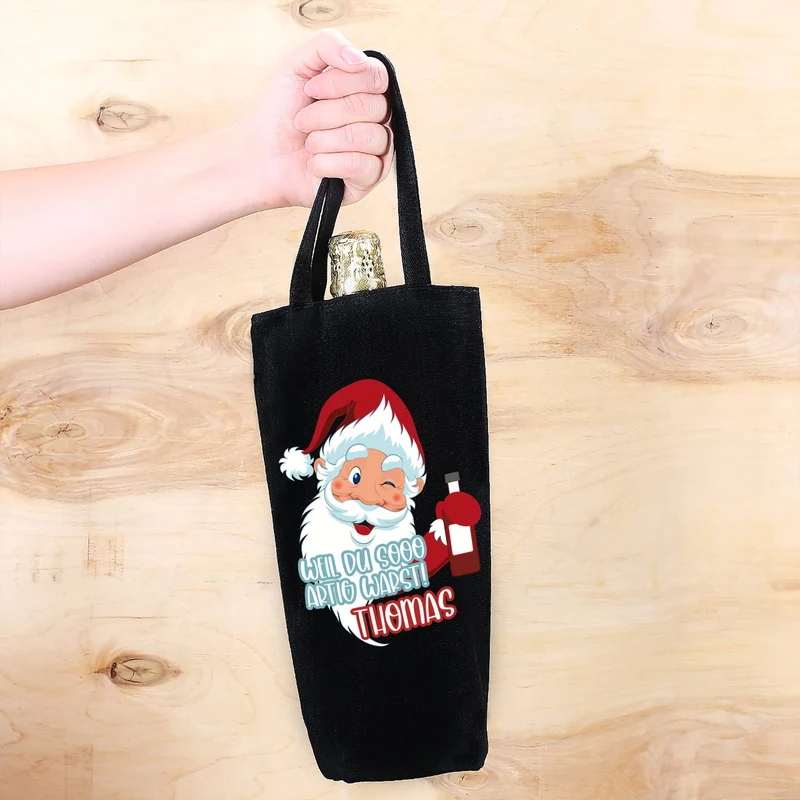 Weil du sooo artig warst! - Flaschentasche zu Weihnachten