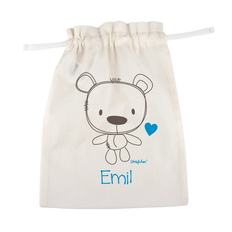 Geschenksäckchen zur Geburt für Jungs