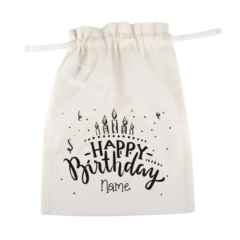 Geschenksäckchen zum Geburtstag mit Name
