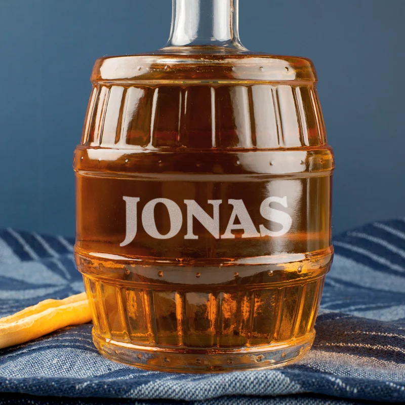 Rum-Flasche - Fass - mit Namensgravur