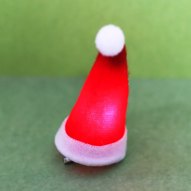 Haarclip Weihnachtsmütze mit LED