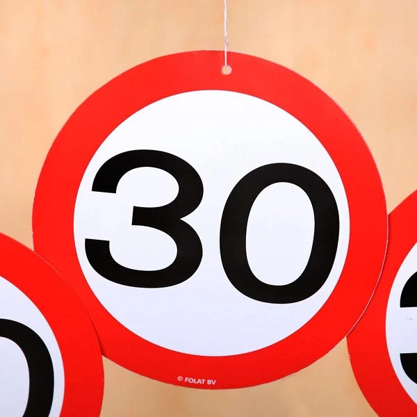 Spiral Girlande zum 30. Geburtstag
