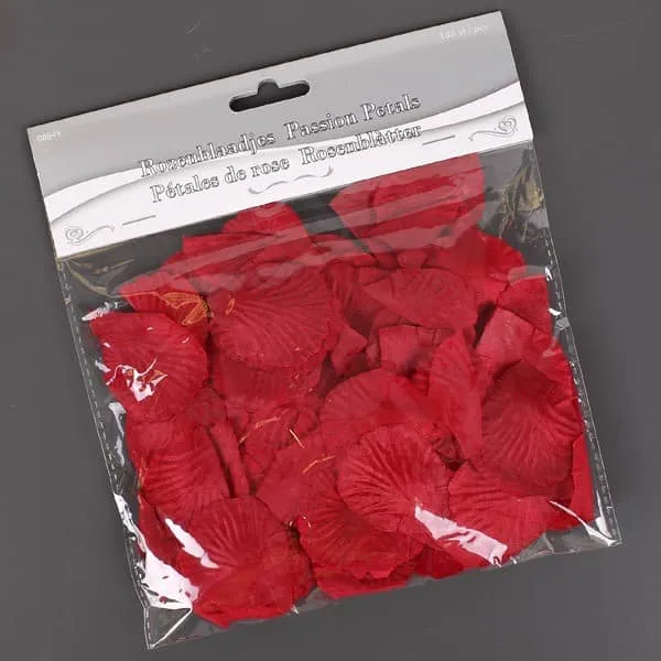 Kunstrosenblätter in rot