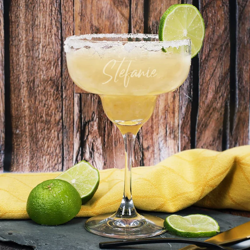 Margarita Cocktailglas mit Namensgravur