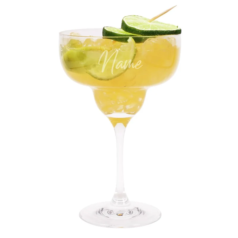 Margarita Cocktailglas mit Namensgravur