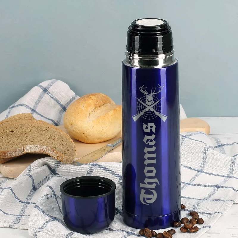 Thermosflasche mit Name für Jäger