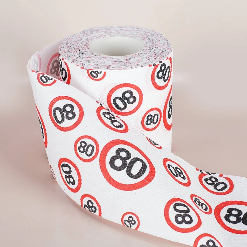 bedrucktes Klopapier Achtung 80