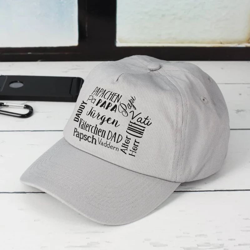 Basecap zum Vatertag mit Namensaufdruck