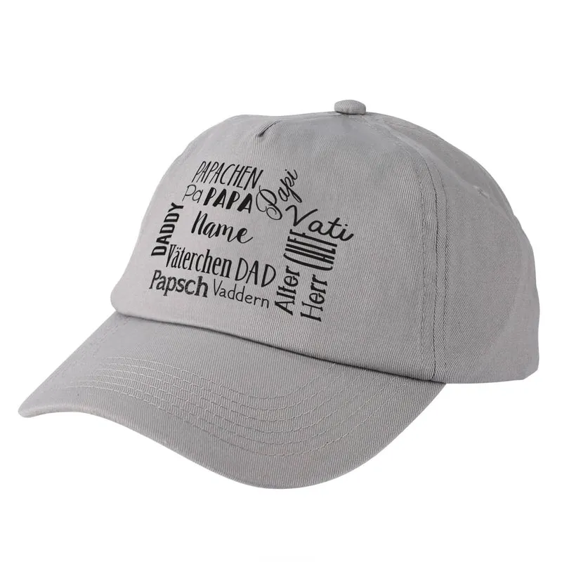 Basecap zum Vatertag mit Namensaufdruck