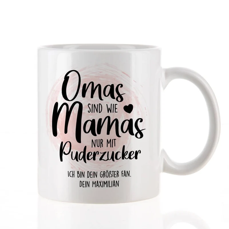 Omas sind wie Mamas - Tasse mit Ihrem Wunschtext