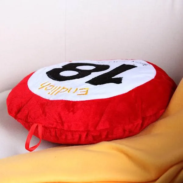 Kissen - Endlich 18 zum Geburtstag