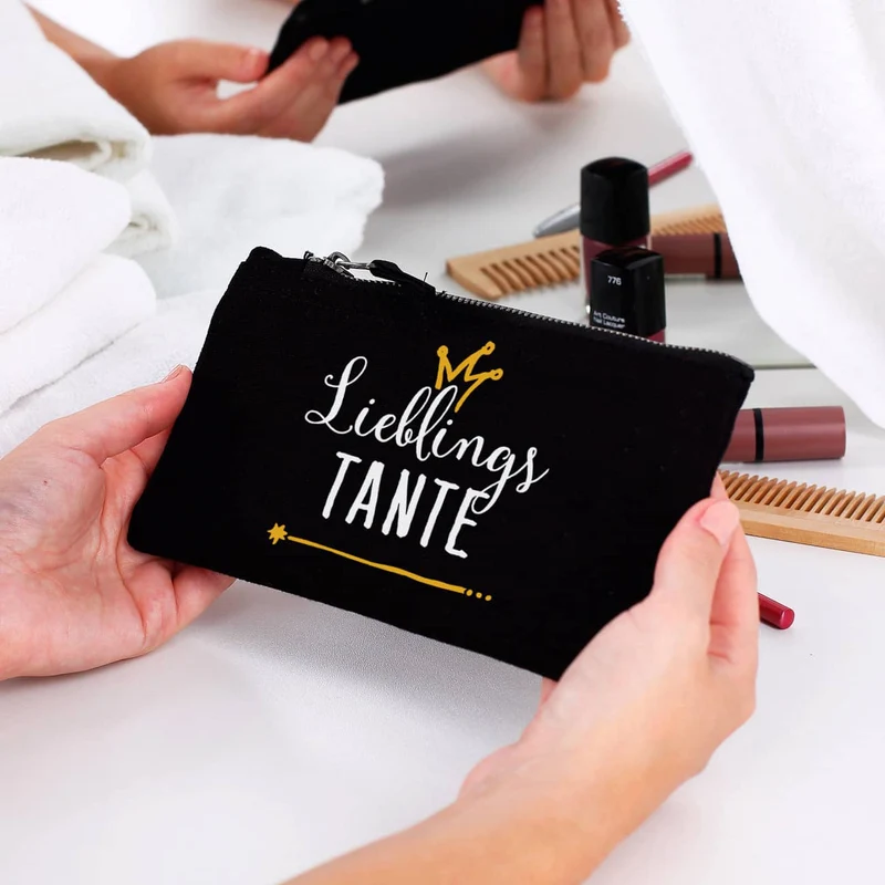 Lieblings... Beautycase in schwarz für tolle Mitmenschen