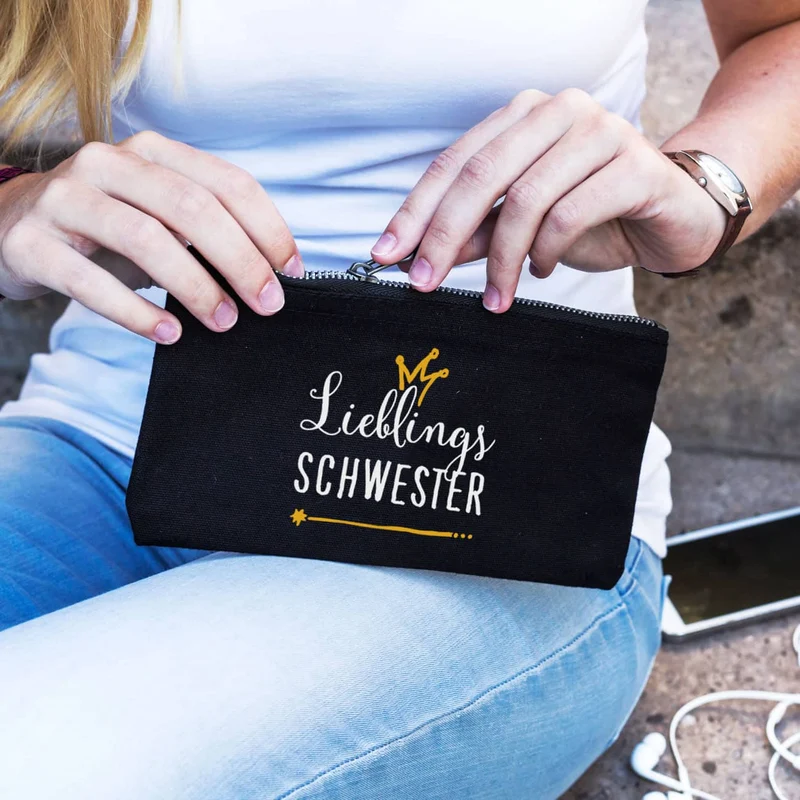 Lieblings... Beautycase in schwarz für tolle Mitmenschen