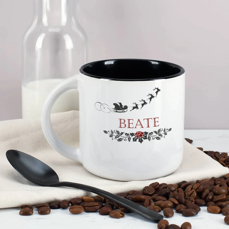 Große Christmas Tasse - It's the most wonderful time of the year - mit Name