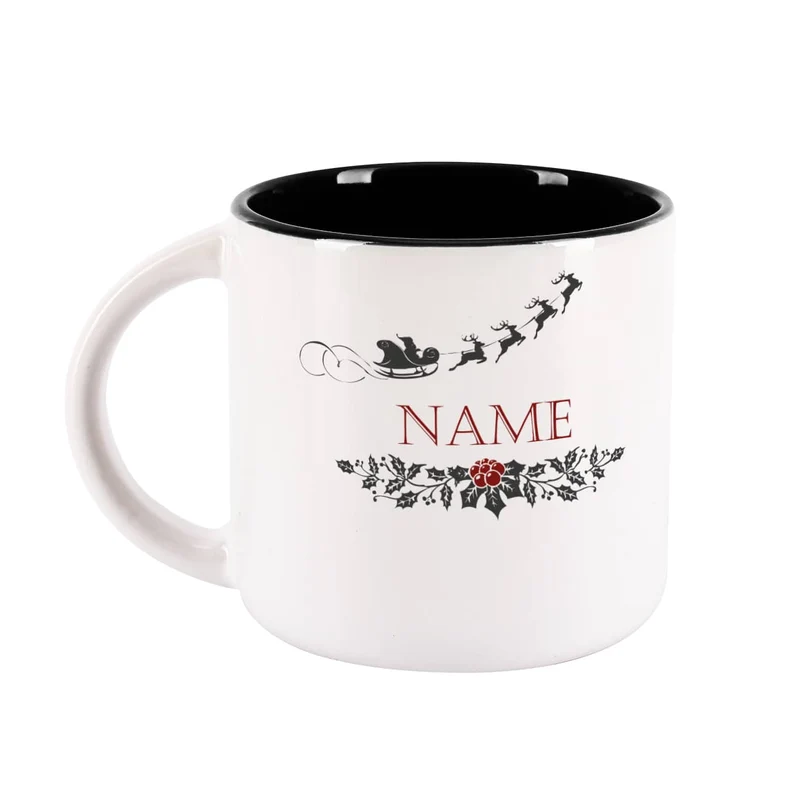 Große Christmas Tasse - It's the most wonderful time of the year - mit Name