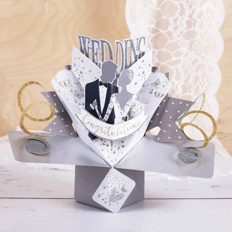 Pop-Up Karte zur Hochzeit
