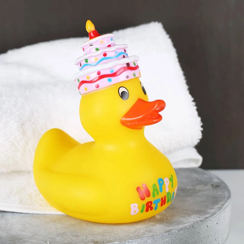 Gelbe Quietsche-Ente - Happy Birthday