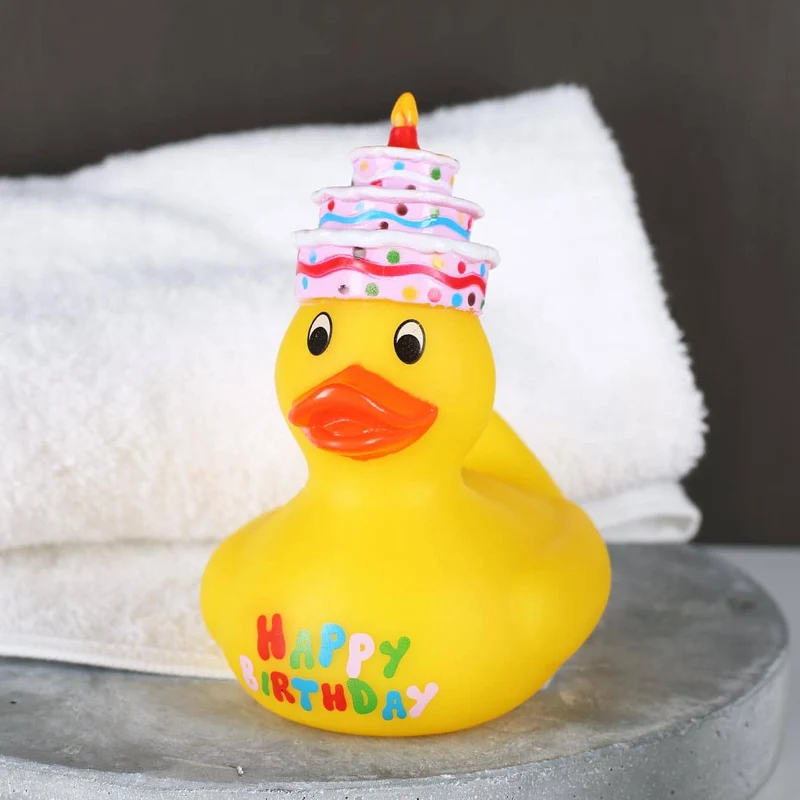 Gelbe Quietsche-Ente - Happy Birthday