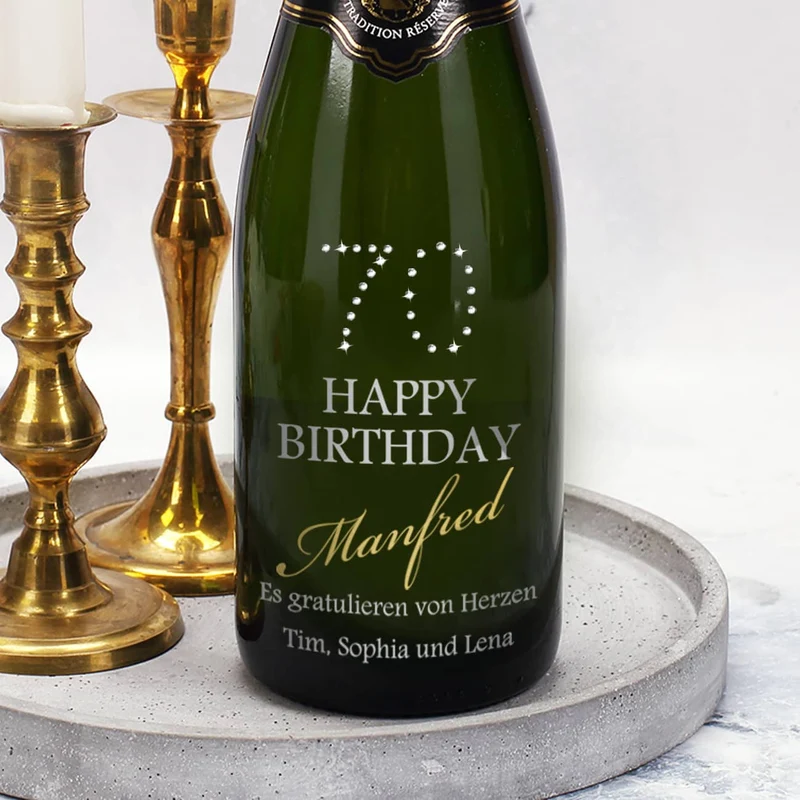 Feinster Champagner zum 70. MADE WITH SWAROVSKI® ELEMENTS