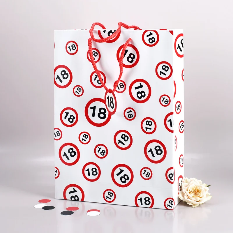 Geschenk-Tasche Verkehrszeichen 18