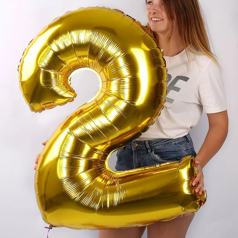Riesiger Folienballon in Gold - 2