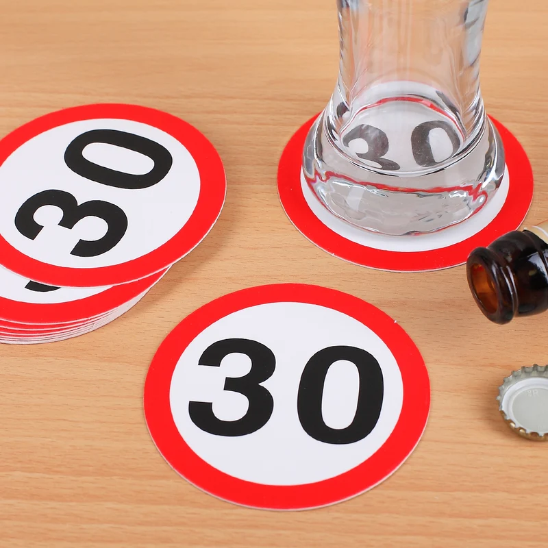 Bierdeckel zum 30. Geburtstag