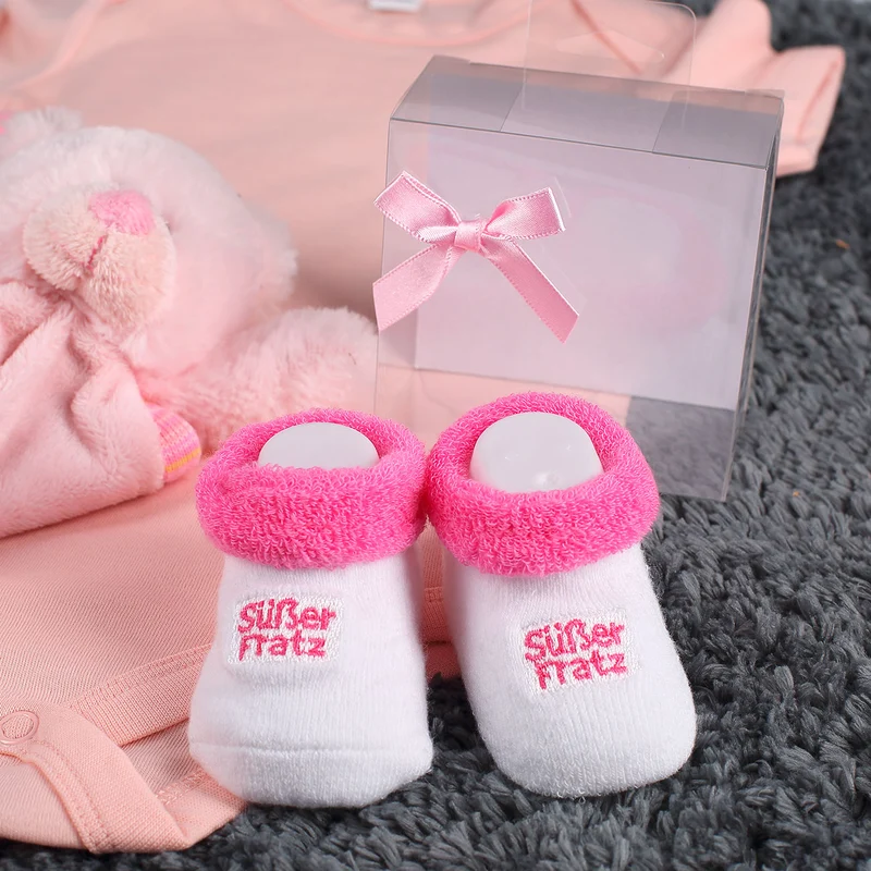 Babys erste Söckchen - Süßer Fratz in rosa