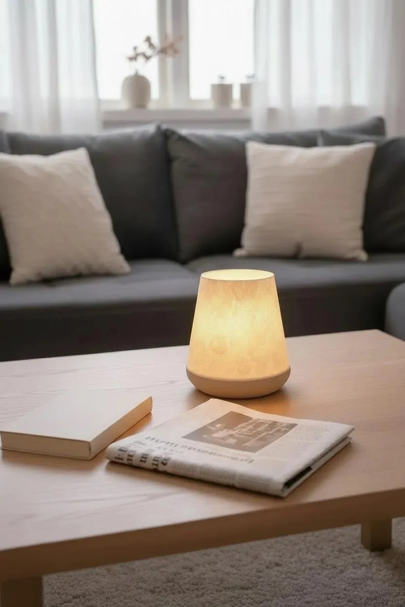Dekorative Windlichtlampe Flower – Minimalistische Lichthülle – für LED oder LED-Teelicht – Ambientelicht – Moderner Teelichthalter