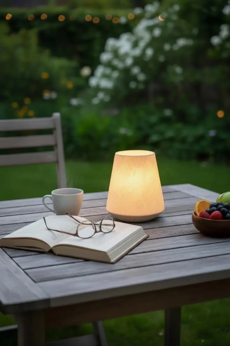 Dekorative Windlichtlampe Flower – Minimalistische Lichthülle – für LED oder LED-Teelicht – Ambientelicht – Moderner Teelichthalter