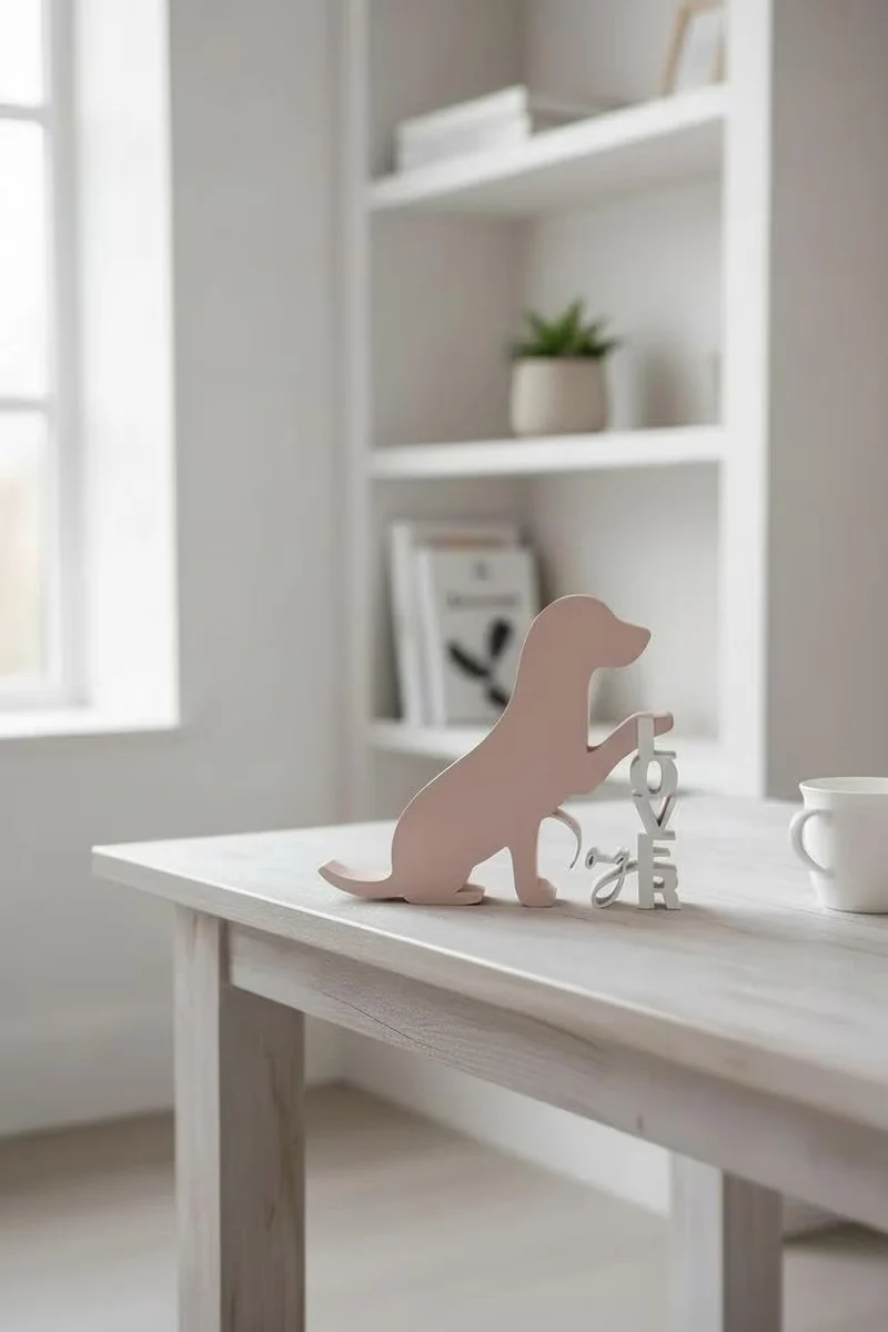 Dog Lover Deko Aufsteller – Liebevolles Hunde Design aus dem 3D Druck