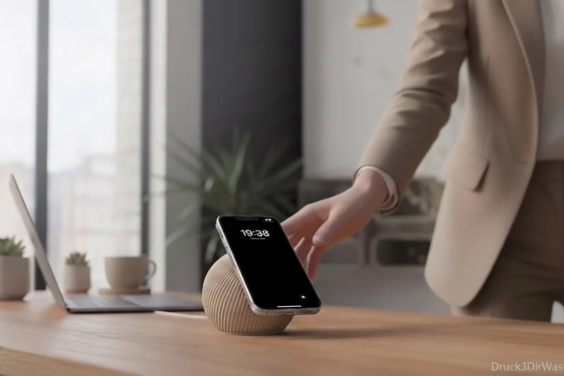 MagSafe Design Ladestation für iPhone - Stanby-Funktion nutzbar mit Kabel