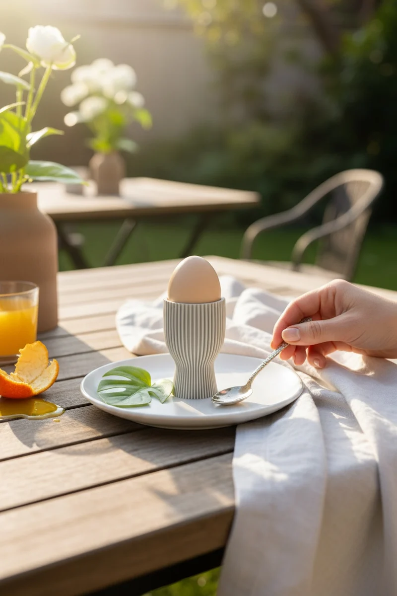 Moderner Eierbecher – 3D Druck – Minimalistisches Design für Ostern & Frühstück