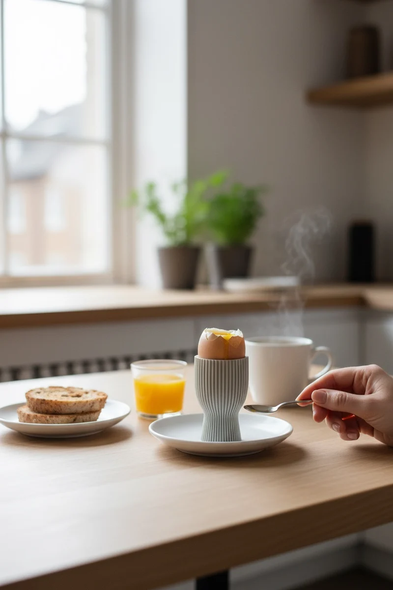 Moderner Eierbecher – 3D Druck – Minimalistisches Design für Ostern & Frühstück