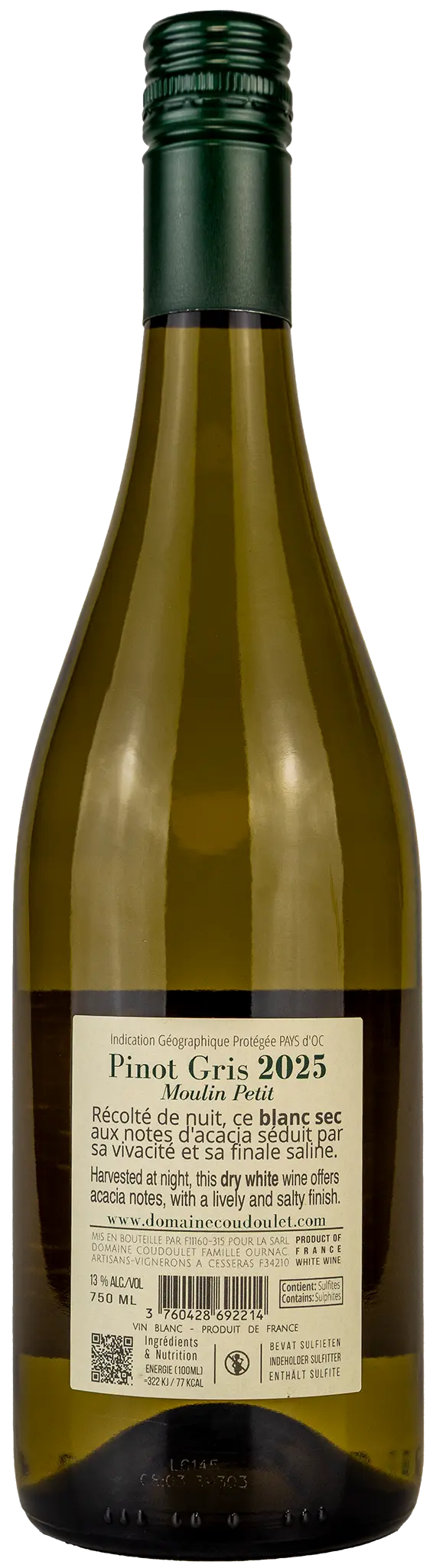 Domaine Coudoulet 'Pinot Gris' 2025