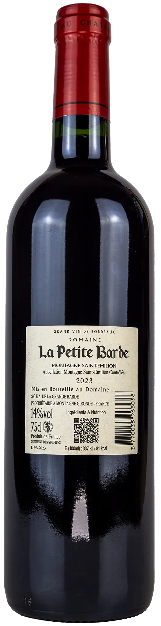 Domaine La Petite Barde 2023