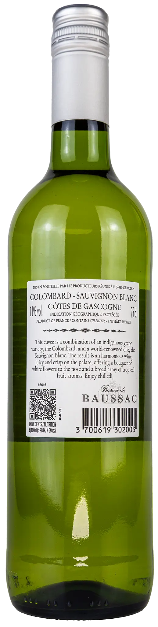 Baron de Baussac 2025 - blanc