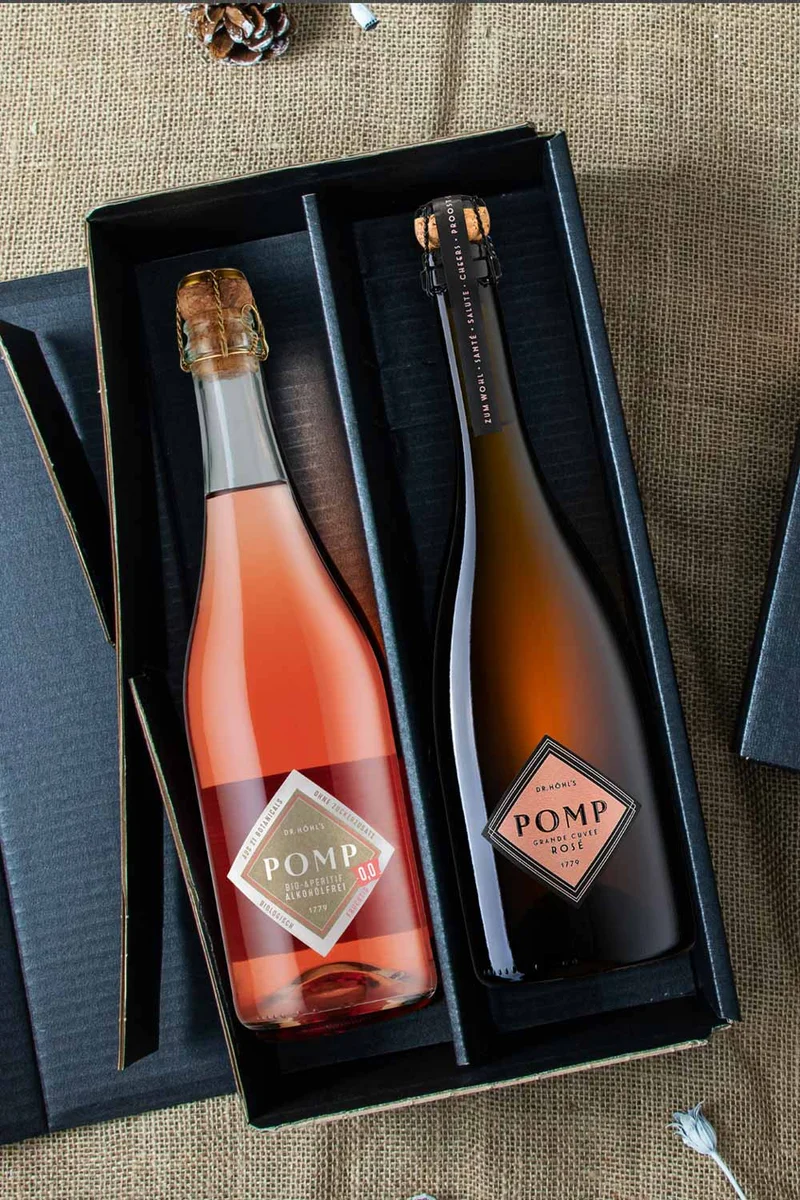 Gourmet Geschenkbox Premium Rosé Cuvée Duo