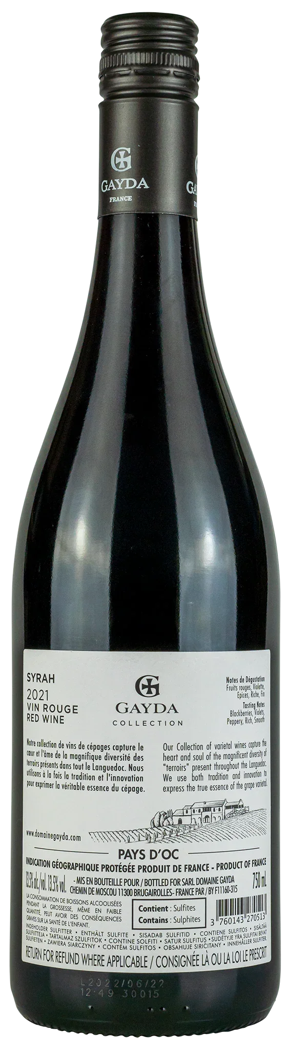 Gayda Collection Syrah 2021
